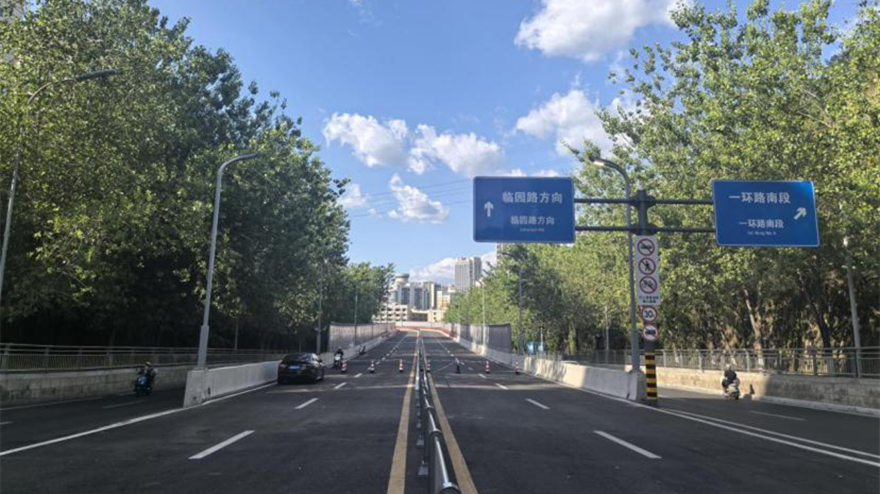 綿陽市創(chuàng)業(yè)大道南延線御營片區(qū)段通車?